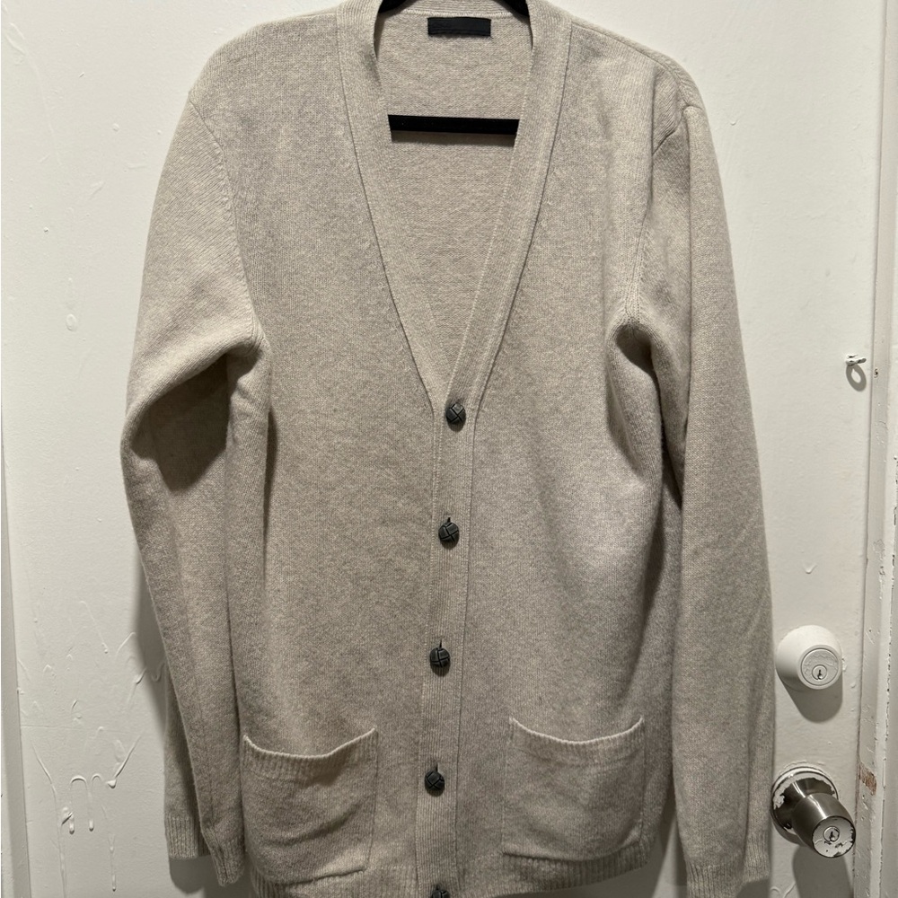 ASOS Cream Cardigan Sweater Timeless Knit